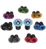 1 Pair Mountain Road Bike Handlebar End Plugs Color Aluminum Alloy Handle Bar End BMX MTB Bike Grip Cover Bicycle Accessories