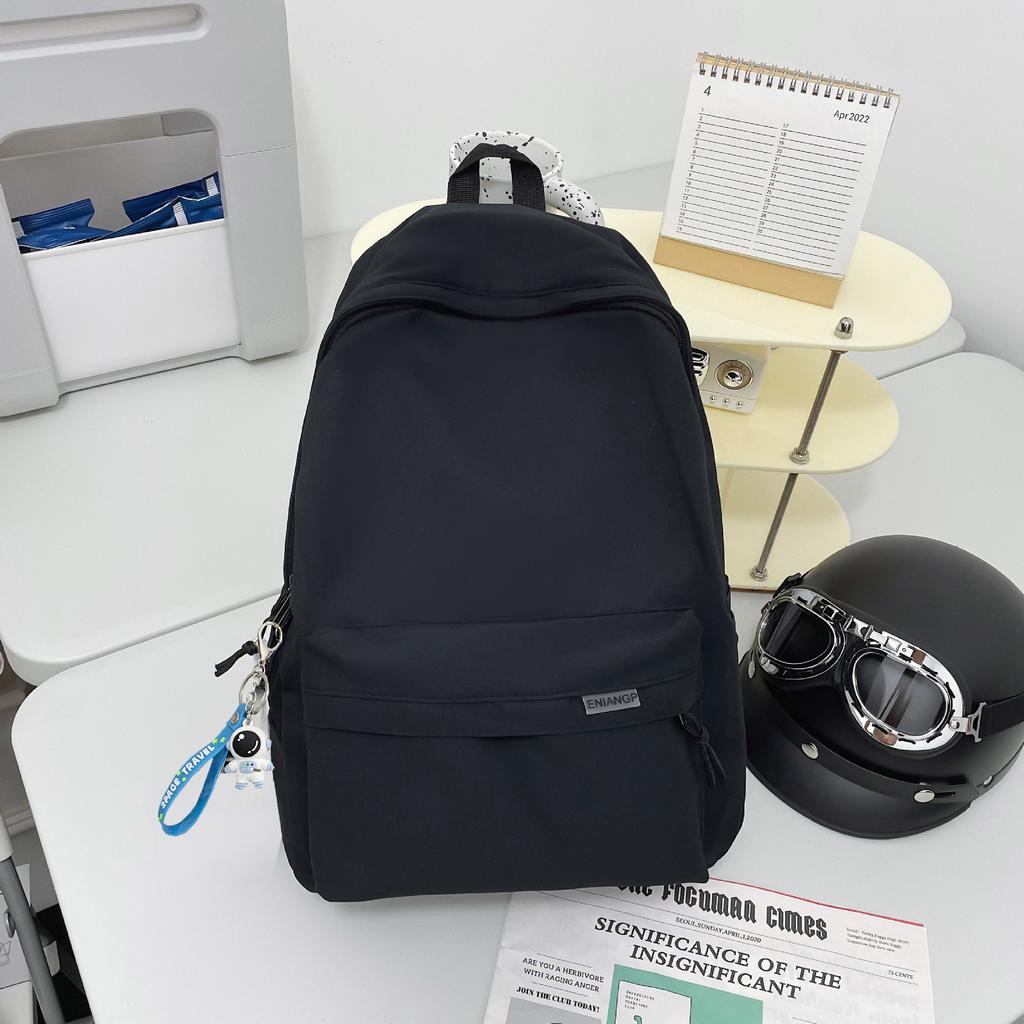 Backpack Men'S Japanese Simple Large Capacity Travel Backpack Women'S Leisure Trend College Student School Bag