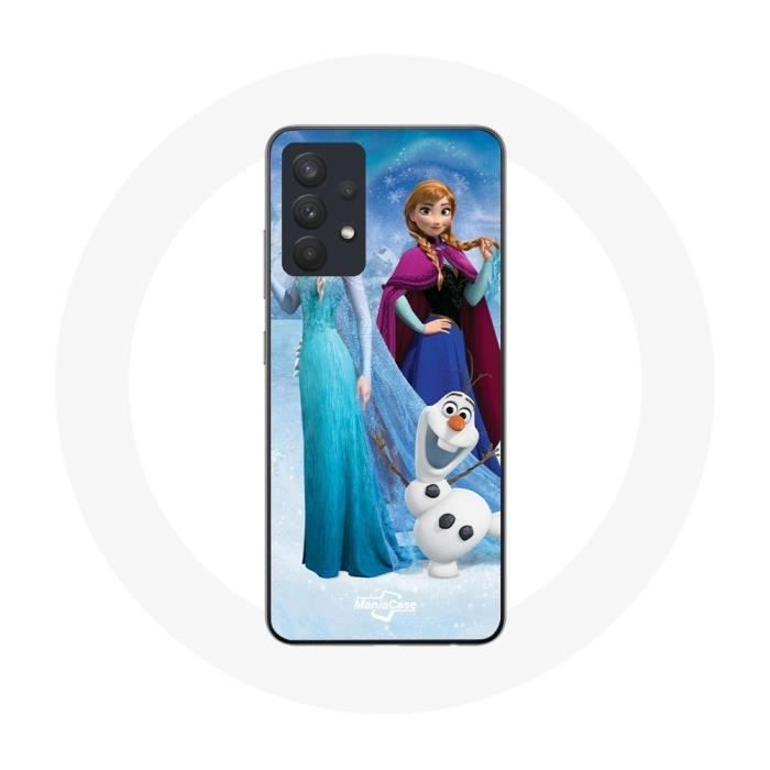 Чехол - Maniacase - Samsung Galaxy A13 4G - Холодное сердце - Гибкий - Черный