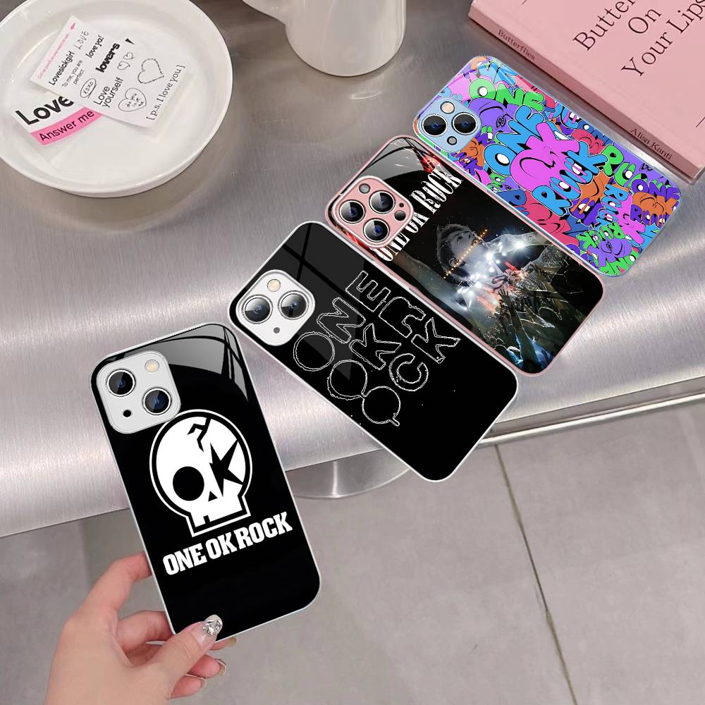 Japanese Rock O-ONE OK ROCK Band Tempered Glass For Iphone 14 13 12 11 Pro Mini XS MAX 14Plus X XS XR Cover