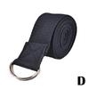 Yoga Strap Cotton Exercise Straps Adjustable D Buckle Gives Flexibility for Yoga Stretching Pilates 1.8Mx3.8CM P8X2