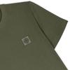 STONE ISLAND Футболка с круглым вырезом, логотип, прямой крой, короткий рукав, детские топы, зеленый, 801620750-V0058