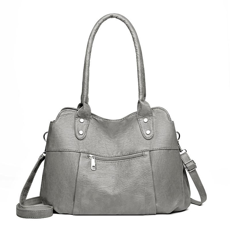 Сумка-тоут винтажная большая вместимость ручная сумка-трансформер