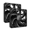 CORSAIR iCUE LINK RX140 Starter 140mm PWM PC Case Fan Dual Pack iCUE LINK System Black Kit, (Includes Hub), (CO-9051012-WW)