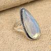 Milky Opal Gemstone 925 Sterling Silver Handmade Wonderful Jewelry Ring