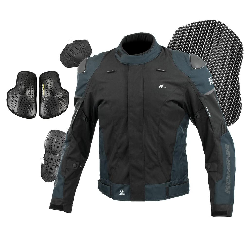 KOMINE Protect R Spec System Jacket for Motorcycles Marine Blue 2XL JK-624