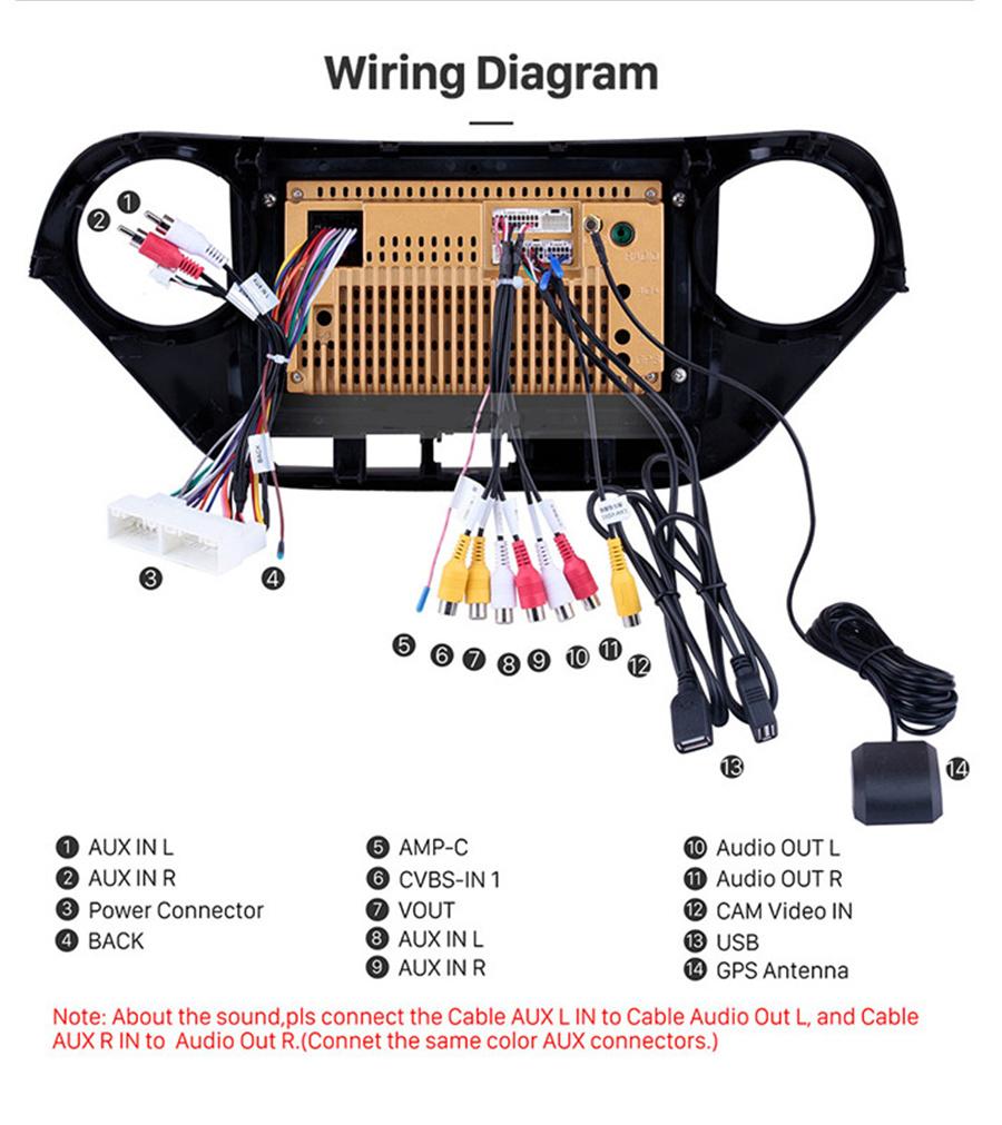 All-in-one machine for Hyundai I10 (13-16) left-hand drive