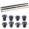 Billiard Cue Bottom Cover Block Butt Billiard Cue Rubber Plug Pool Cue Bottom Bumper Protector Billiard Bottom Plug