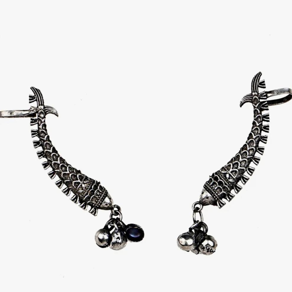 Серьги из латуни и серебра с оксидированием для женщин и девочек, стильная, модная эксклюзивная коллекция, 100% приятный для кожи продукт для сережек