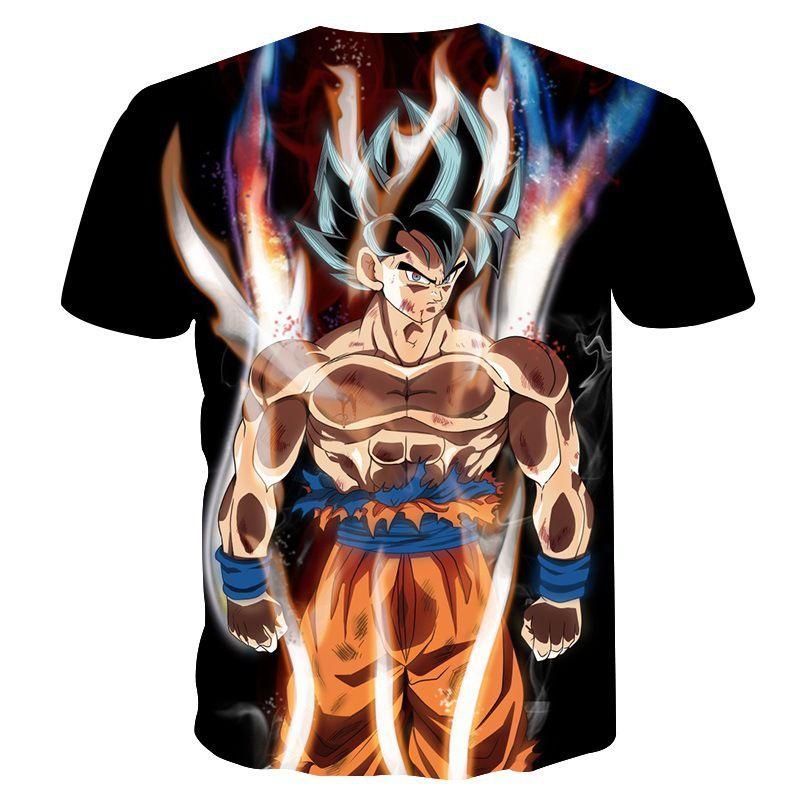 Exquisite 3d Print Dragon Ball Z Vegeta Goku Super Saiyan Casual Tee Anime Shirts