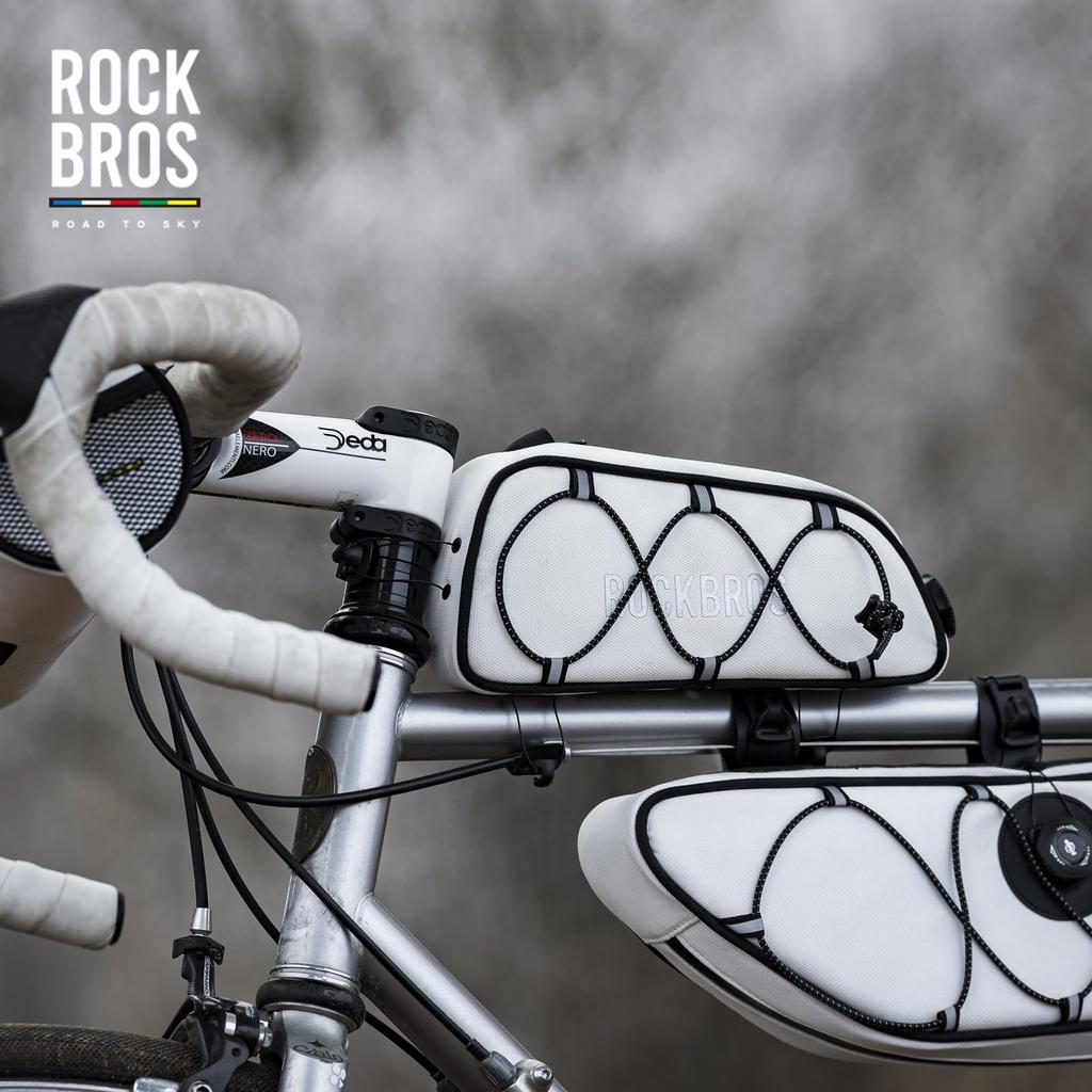 Сумка для верхней трубы TO SKY Сумка для велосипеда с системой Fitgo Простая установка Хранение мелких предметов Ежедневно Водонепроницаемая Устойчивая к истиранию Легкая с