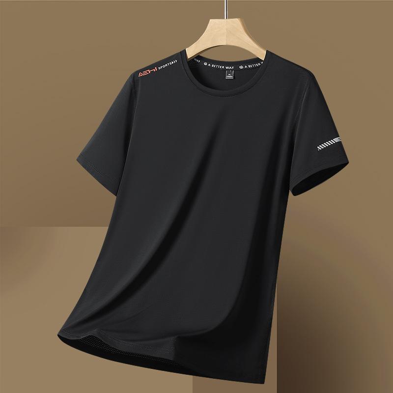 Мужская повседневная мужская футболка с короткими рукавами