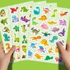 100 Stickers for Small Dinosaur Graffiti Stickers for Dinosaur Series Tyrannosaurus Rex Personality Cartoon Children's Stickers 4 Pieces/pack