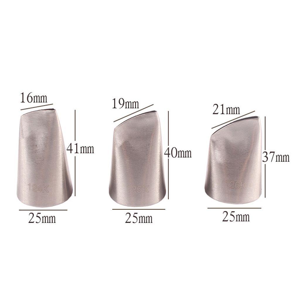 Cupcake Pastry Tips Stainless Steel Icing Piping Nozzles Cake Decorating Ice Cream Tool Baking Mold