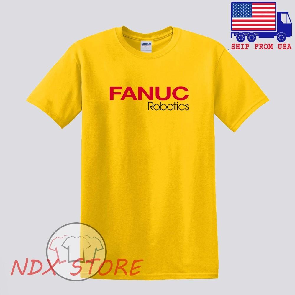 FANUC Robotics Men#039;s Yellow Size S5XL Unisex T-Shirt