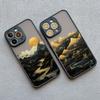 INS Горный речной пейзаж Закат Чехол для телефона Для iPhone 11 12 13 14 15 16 Pro Max Plus Mini XR X XS 7 8 Plus Ударопрочный чехол
