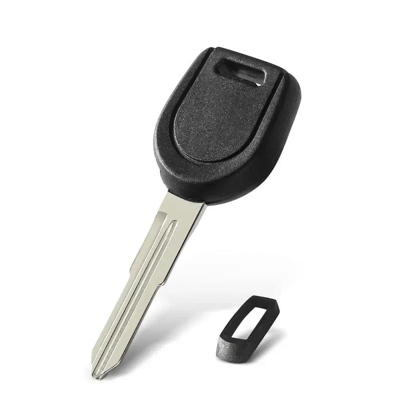 KEYYOU 10PCS New Transponder Car Key Shell Case For Mitsubishi Colt Outlander Mirage Pajero No Chip MIT11 MIT8 Blade