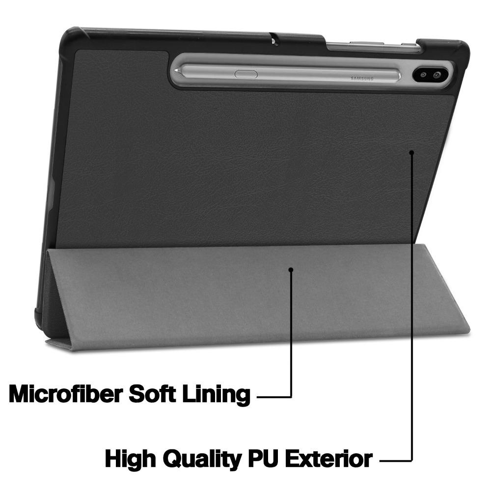 Для Galaxy Tab S6 10.5 Чехол Премиальная кожаная обложка для S6liteP610 T720 Ударопрочная подставка