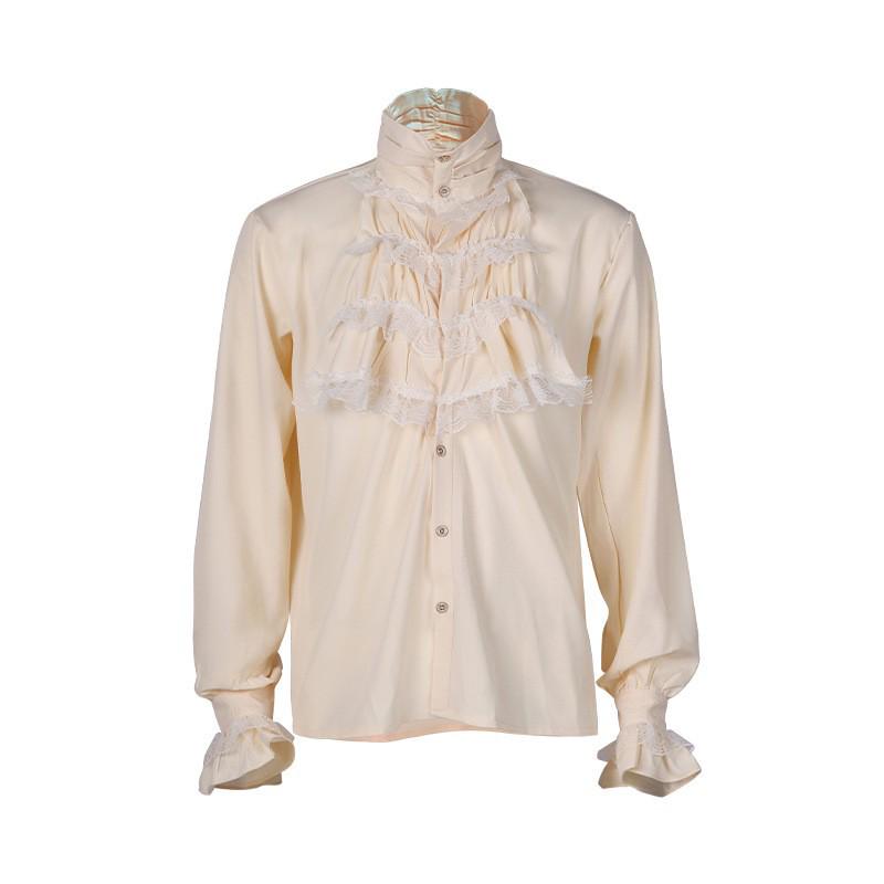 Мужской средневековый ретро рождественский смокинг - средней длины в стиле панк