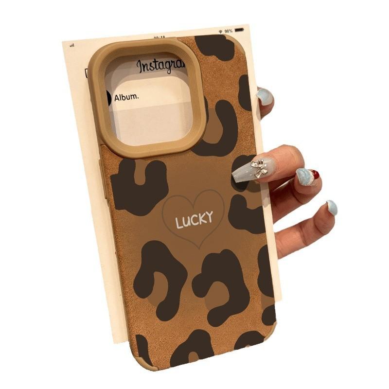 Retro Leopard Print for Apple 16 PROMAX Mobile Phone Case for IPhone 15 Trendy Style 13 Fur 14 Maillard 12 Soft