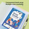 10шт самоклеящиеся прозрачные обложки для книг водонепроницаемые книги ПВХ защитный чехол