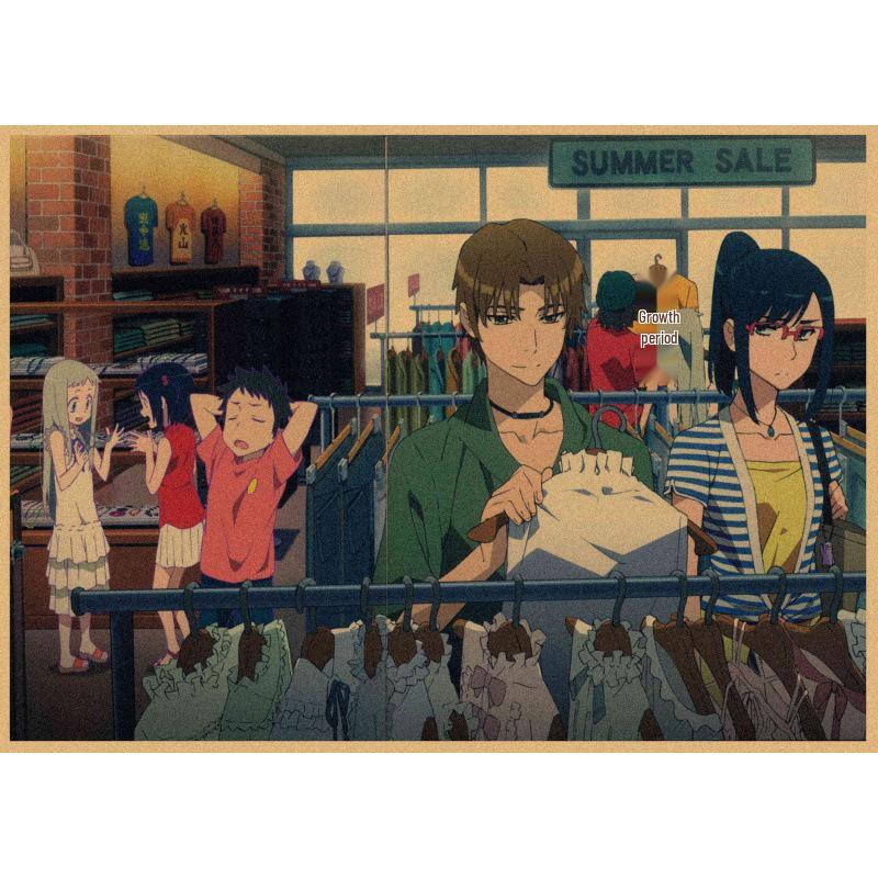 Бесплатная доставка Аниме-постер: Ретро Настенное Искусство «Дракон-Горничная из Дома Кобаяси»