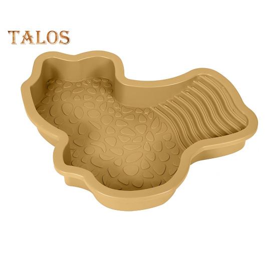 Миска для воды для черепах с пандусом 2-в-1, большая миска для кормления рептилий, купальный бассейн, аквариумное украшение для ящерицы, геккона, черепахи, змеи, бородатой агамы