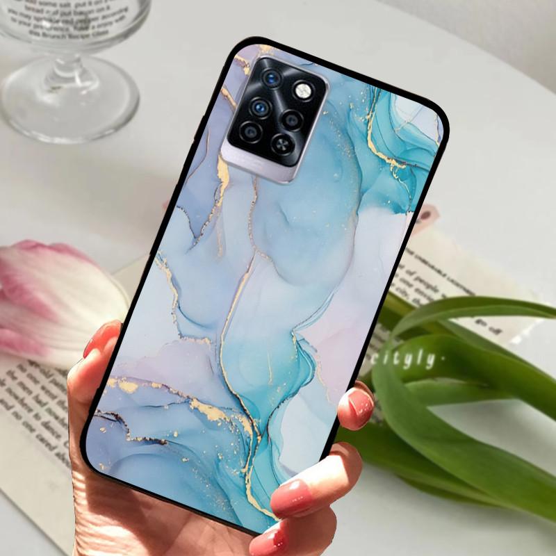 Чехол для Infinix Note 10 Plus Черный Мягкий силикон ТПУ Задняя крышка Для Infinix Note10 Pro NFC Чехол для телефона Note 10 Pro Plus Бампер