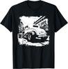 32 Deuce Coupe Силуэт 3 Окна Deuce Coupe Хот-род Футболка