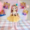 С одеждой Кукла BJD с одеждой 3D-глаза Наряжать Кукла с шарниром для глаз 23 см Съемные суставы Съемные суставы Кукла