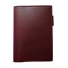 A6 Planner Cover, Genuine Leather, Perforated Finish (Vintage Wine, Small Thickness)