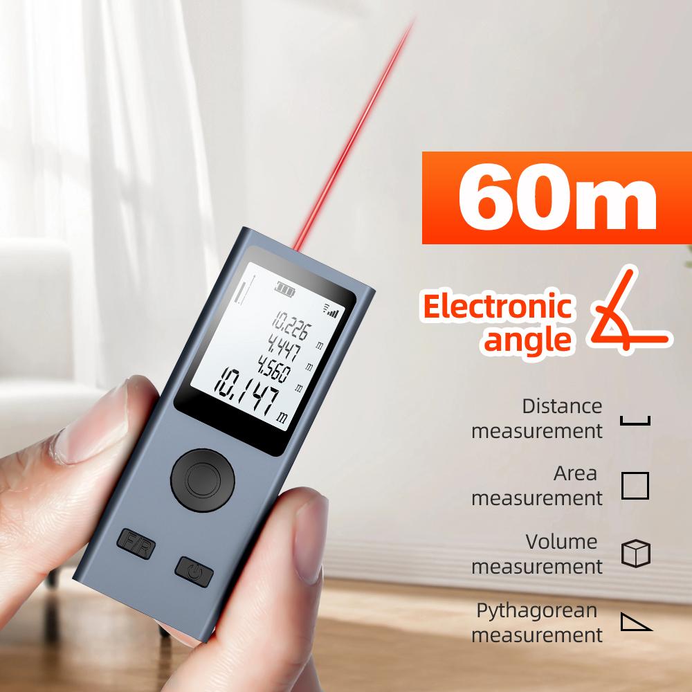 Мини Цифровой Дальномер 30М 50М 60М Рулетка Строительный Измерительный Прибор Линейка Испытательный Инструмент Рулетка Дальномер