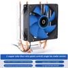 2 Тепловые трубки Кулер для ЦП для Intel LGA 775/1155 X58 X79 Радиатор Вентилятор для охлаждения ПК