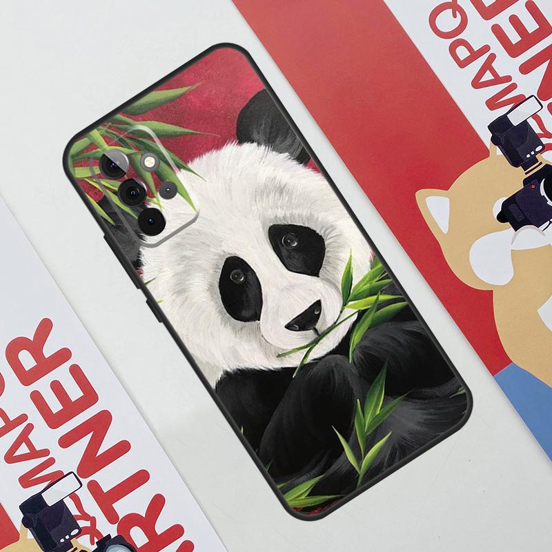 Panda Animal Cute Bear Case For Samsung Galaxy A53 A16 A26 A36 A56 A55 A35 A15 A52 A32 A12 A33 A13 A14 A34 A54 A17