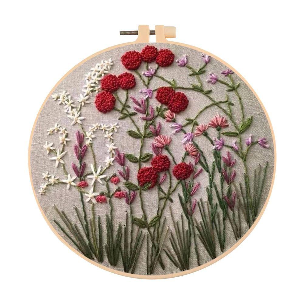 Инструменты для вышивания пуансонной иглой, украшение, вышивальное пяльце, наборы для вышивания своими руками, наборы для шитья, игла, нить