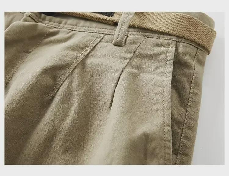 Мужской японский повседневный комбинезон из эластичного хлопка с широкими штанинами - тренд весны/осени