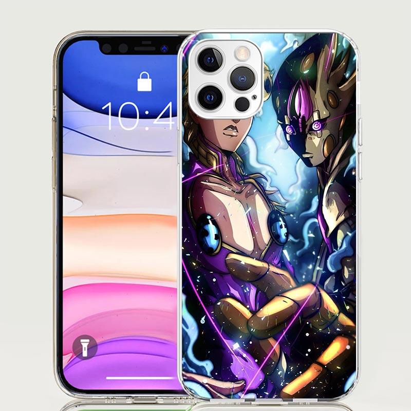 Чехол для телефона JoJo's Bizarre Adventure Горячий аниме-чехол для iPhone 17 Air 16 15 Plus 11 14 Pro Max 13 Mini 12 7 8 + SE Узор Арт Кастоми
