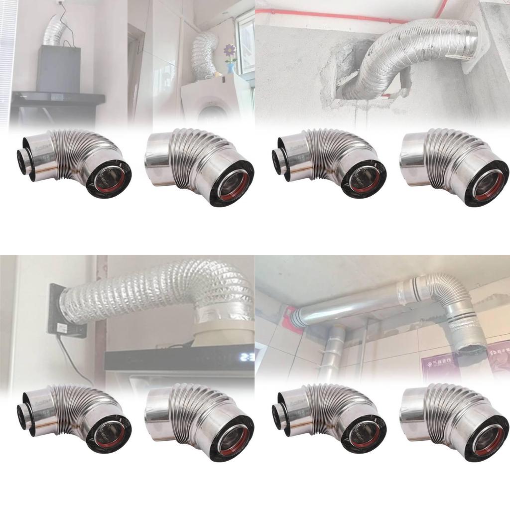 Сверхпрочный кухонный вытяжной воздуховод из нержавеющей стали для эффективной вентиляции воздушного потока