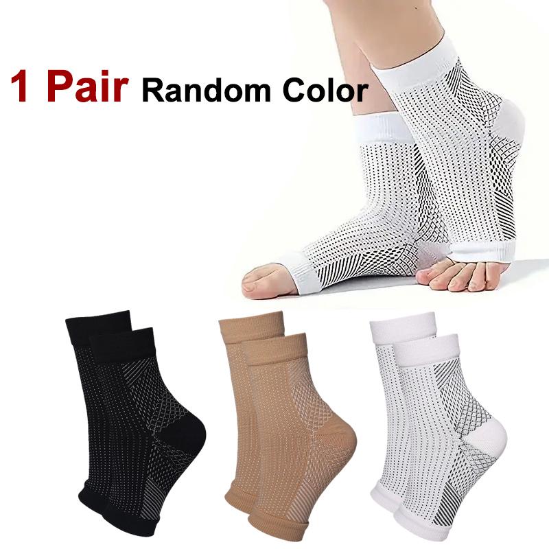 1/3 пары Облегчение Поддержка голеностопного сустава Унисекс Компрессионные носки Модные Спортивные Влагоотводящие Дышащие Компрессионные носки