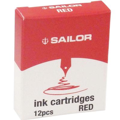 Sailor fountain pen Чернила для картриджа перьевой ручки нежно-красные 13-0402-130