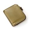 NARU Genuine Leather Tochigi Leather Coin Case Coin Purse Pass Case Mini Wallet Stylish Popular Brand Made In Japan Men's Women's (Green)