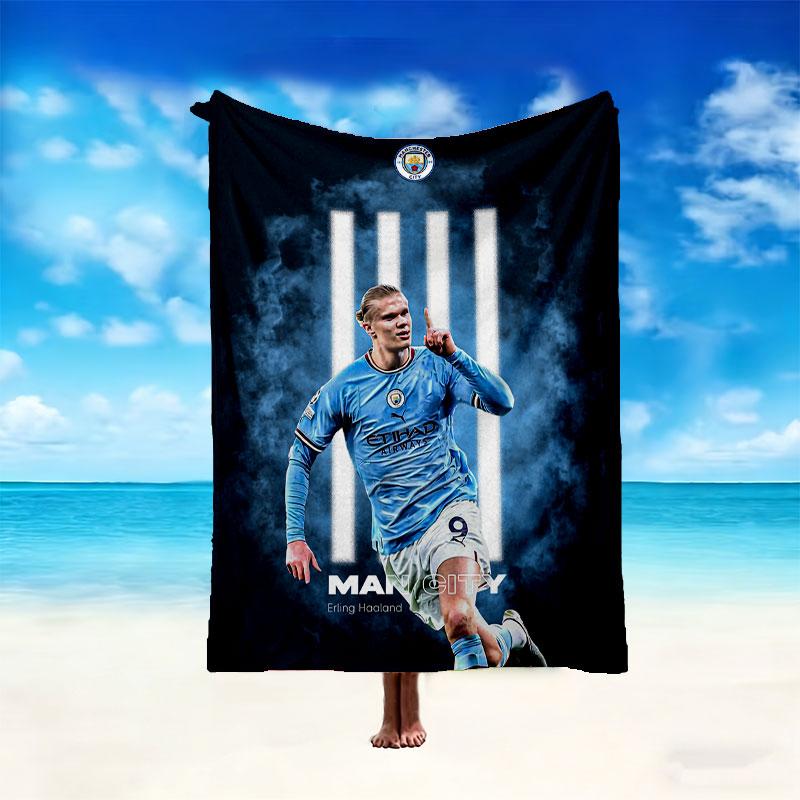1pc Digital Print Nap Blanket, Erling Haaland Blanket for Home Use, All Season Warmth, Christmas and Valentine's Day Gift Blanket