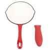 Enameled Frying Pan Cast Iron Skillet Nonstick Kitchen Fry Pan Grill Cookware for Camping Cooking