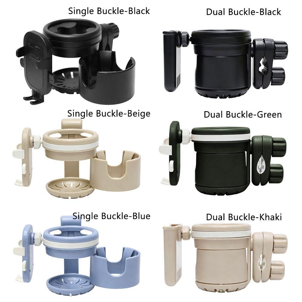 360° Rotation Cup Holder Non Slip Phone Holder Durable Baby Stroller Cup Holder  Bicycle