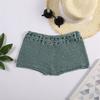 Women Shorts Wear Resistant Acrylic Fiber Women Hollow Out Mini Shorts Swimwear