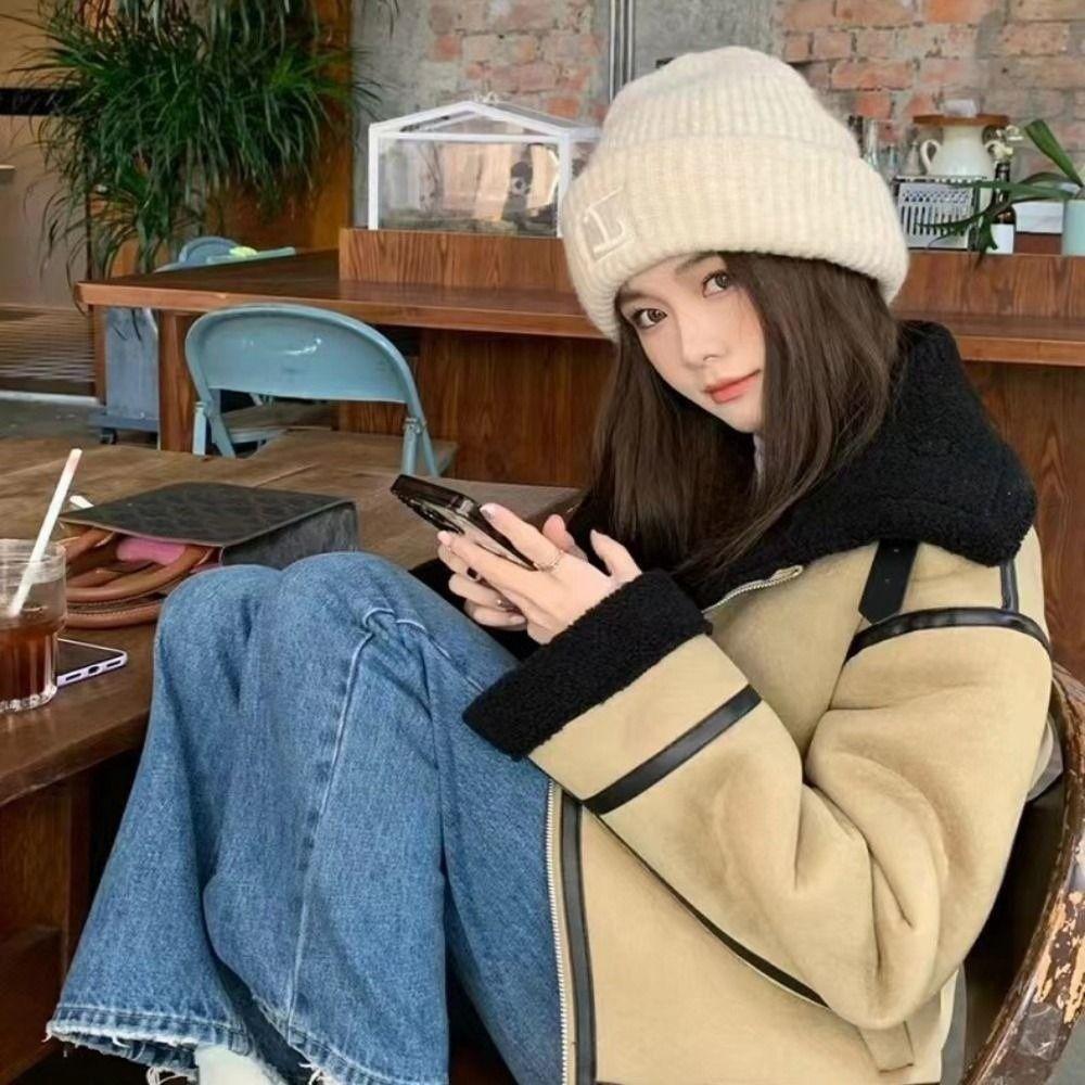 Многоцветные вязаные шапки женские/мужские женские шапки-бини высокого качества теплые шапки для улицы