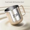 304 Stainless Steel Coffee Cup Sliding Cover Design Tumbler Household Drinking Cup  Student
