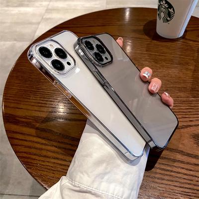 Ультратонкий прозрачный мягкий чехол из ТПУ для iPhone 14 13 12 11 Pro Plus X XR XS Max 8 7 6S 6 Plus Роскошный прозрачный противоударный защитный чехол