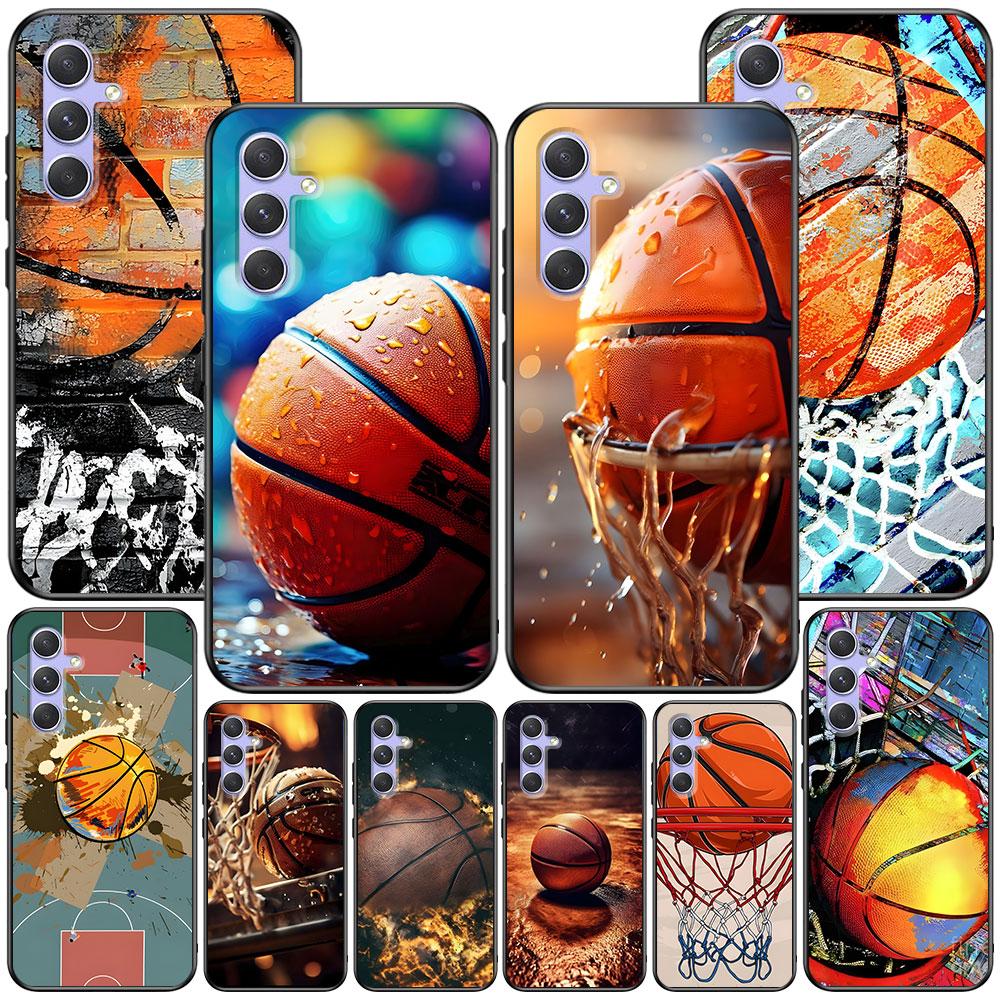 Basketball Basket Sports Case for Samsung Galaxy A51 A53 A54 A31 A52 A12 A13 A21s A22 A32 A11 A22 A33 A41 A52s TPU Phone Cover