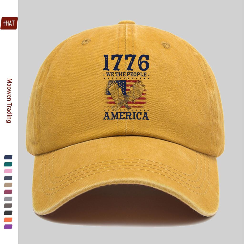 pc MenWomenS American th Anniversary Independence Eagle Baseball Cap Faith Freedom Inheritance Retro Design E